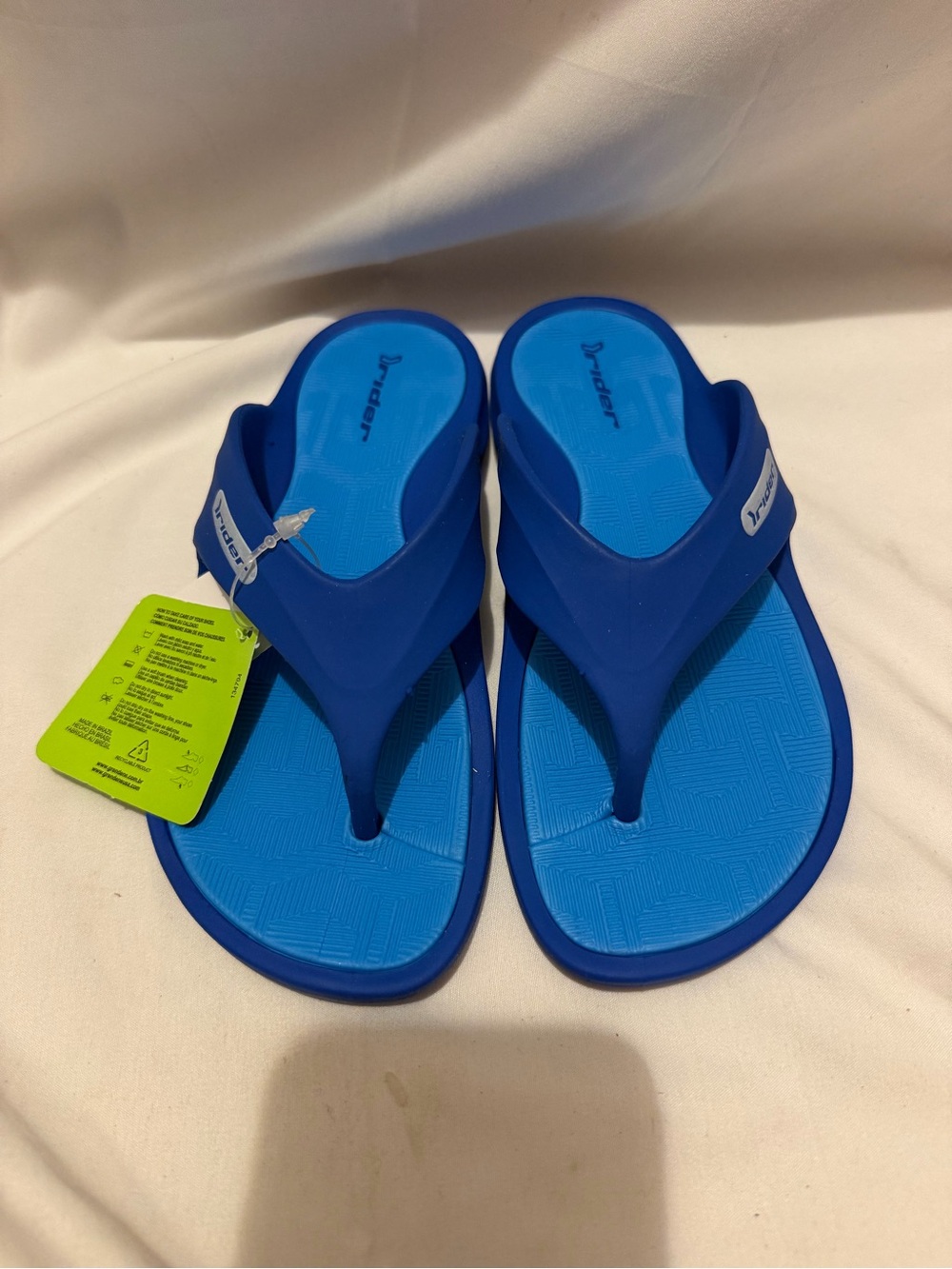 Rider Blue Thong Flip Flop Kids Size 3 NWT